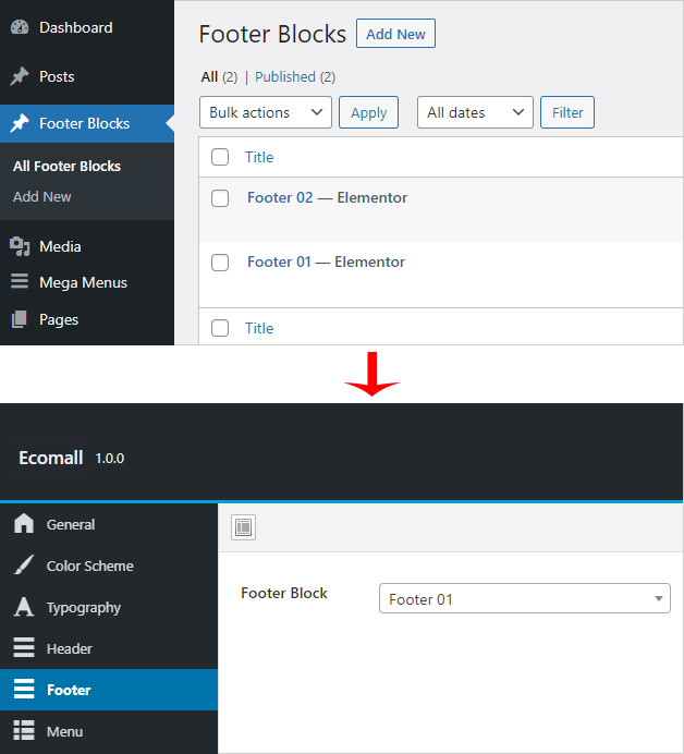 Adding Footer Content