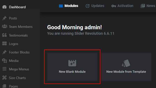 Create A New Revolution Slider