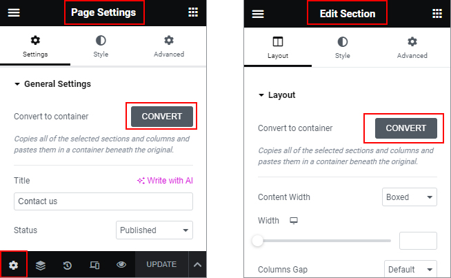 Convert to flexbox