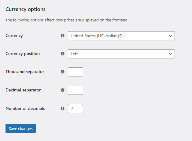Currency Options